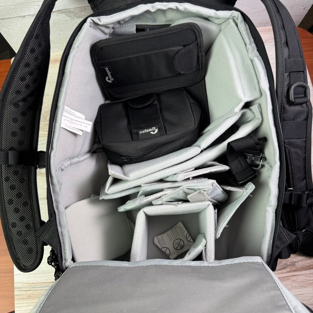 Lowepro ProTactic 350 AW Camera Backpack Black ActivZone Laptop Compartment - Picture 6 of 15